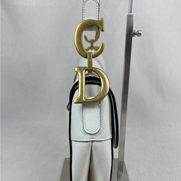 SOLD - DIOR Grained Calfskin Saddle Bag - Picture 4 of 9